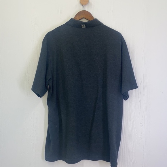 Harley Davidson -Grey Polo Harley Emblem On Left Chest Daytona Beach Size Large - Picture 9 of 10